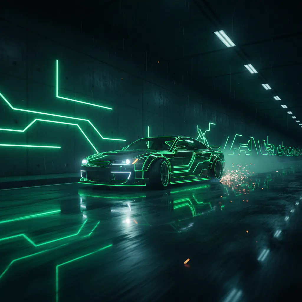 Neon Drift Cover