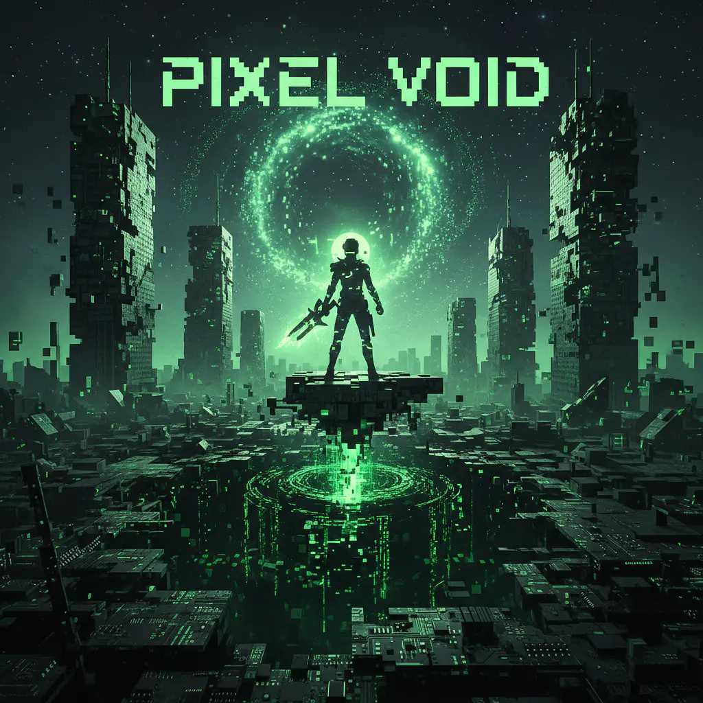 Pixel Void game key art